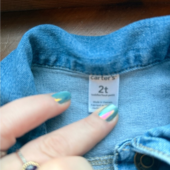Carter's Light Blue Denim Jacket for Kids - Picture 3 of 3